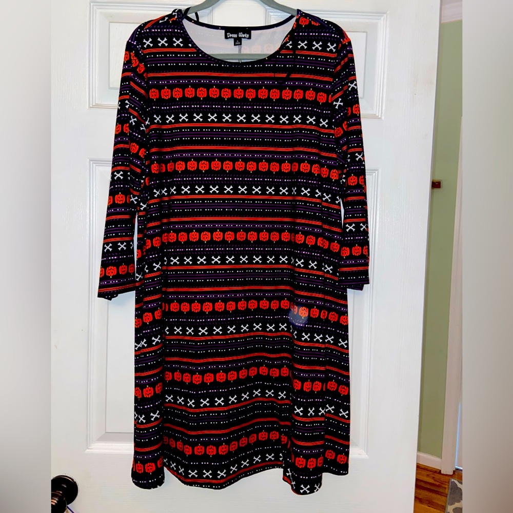 Halloween knee length dress
